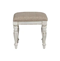 Liberty Furniture Industries, Inc. Magnolia Manor Vanity Stool in Antique White