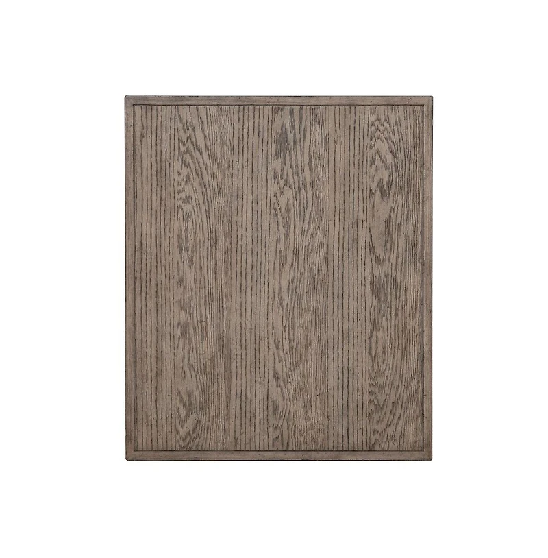 Liberty Furniture Industries, Inc. City Scape Metal Accent Oak Wood End Table for Living Room