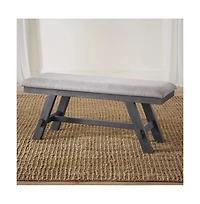 Liberty Furniture Industries, Inc. Lawson Bench (Rta) in Slate with Weathered Top
