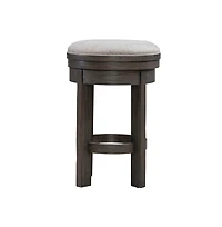 Liberty Furniture Industries, Inc. Lennox Hill Upholstered Swivel Console Stool - Counter Height 26 Inches