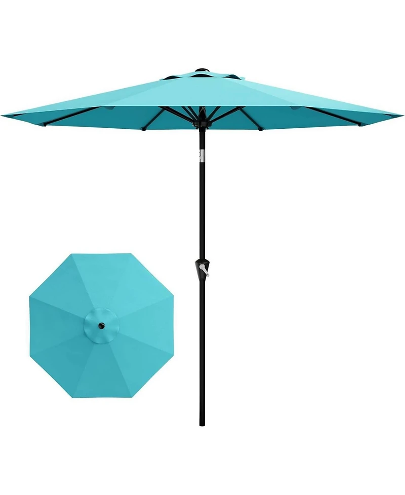 gaomon 9FT Patio Umbrella with Smooth Crank Lift Uv Protection Waterproof for Pool, Deck, Yard