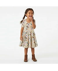 Mightly Girls Fair Trade Organic Cotton Short Sleeve Twirl Dress
