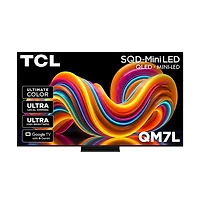 Tcl 85" QM7L Series 4K Mini Led Smart Google Tv Dolby Vision Hdr Gaming - 85QM7L