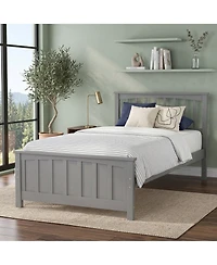 Sailvan Wood Platform Bed Twin