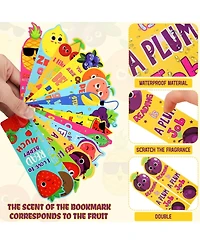 Gnuadz Scented Bookmarks Fruit Sniff Educational Supplies 15 Scents