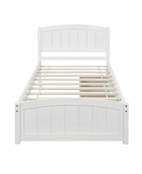 Sailvan Twin size Platform Bed with Two Drawers