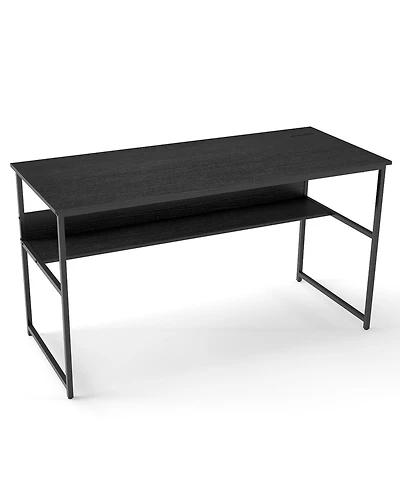 Slickblue 55 x 24 Inch Desk with Power Outlets and Usb Charging Ports