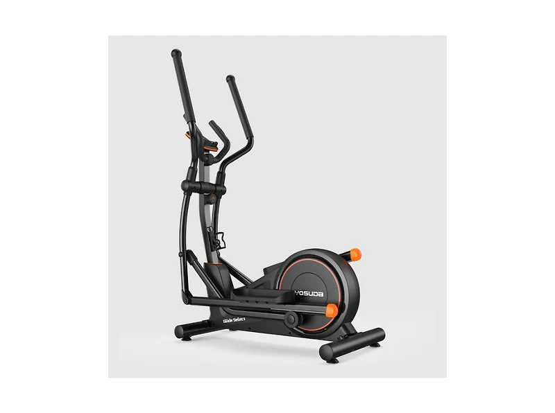 Fed Fitness Glide Pro-Level Elliptical, 20" Stride, Ultra Quiet Magnetic Drive with 16 Levels, 4-in-1 Modes and Bluetooth for Home Gym