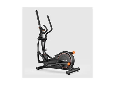 Fed Fitness Glide Pro-Level Elliptical, 20" Stride, Ultra Quiet Magnetic Drive with 16 Levels, 4-in-1 Modes and Bluetooth for Home Gym