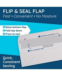 Gnuadz Flip And Seal Double Window Security Envelopes