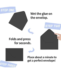 Gnuadz V-Flap Envelopes for Invitations Cards Photos