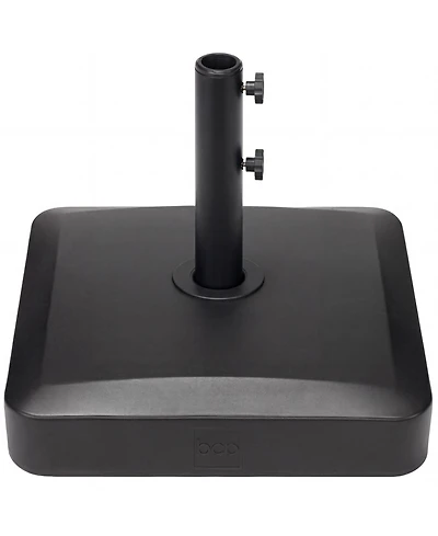 Best Choice Products Fillable Plastic Patio Umbrella Base Stand, Pole Holder w/ Adjustment Knob, Asscher Design
