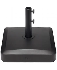 Best Choice Products Fillable Plastic Patio Umbrella Base Stand, Pole Holder w/ Adjustment Knob, Asscher Design