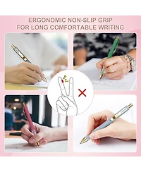 Gnuadz Gel Pens Ink Fine Point Retractable 12-count