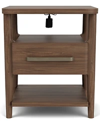 Amelie 27" Wood Accent Nightstand