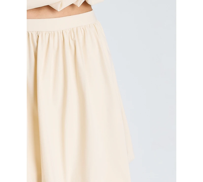 Kenneth Cole Women's Pull-On Mini Bubble Skirt