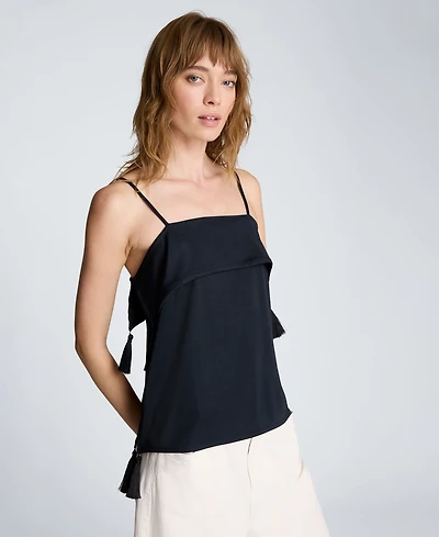 Kenneth Cole Women's Tassel Detail Sleeveless Cami Top