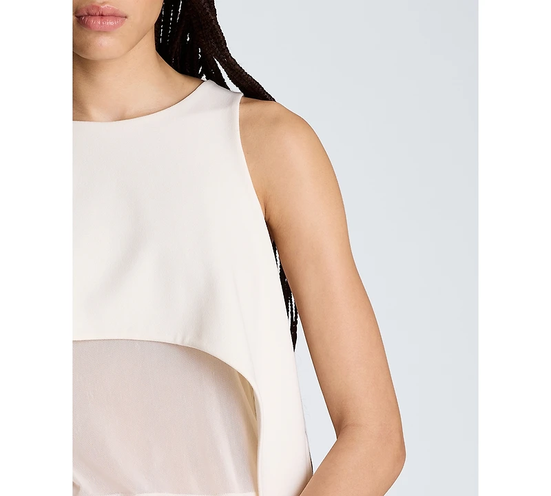 Kenneth Cole Women's Layered High-Low Tank Top