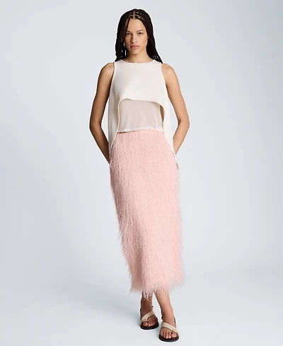 Kenneth Cole Women's Layered High-Low Tank Top