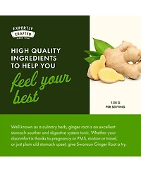 Swanson Premium Brand Ginger Root 540 Milligrams 100 Capsules
