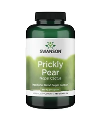 Swanson Premium Brand Prickly Pear Cactus Opuntia 650 Milligrams 180 Capsules