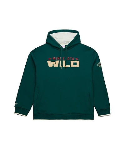 Mitchell & Ness Men's Green Minnesota Wild Team Legacy Hoodie