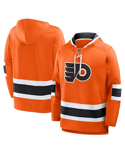 Fanatics Men's Orange Philadelphia Flyers Prime Time Fleece Hoodie