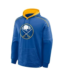 Fanatics Men's Royal Buffalo Sabres Goaltender Defender Pullover Hoodie