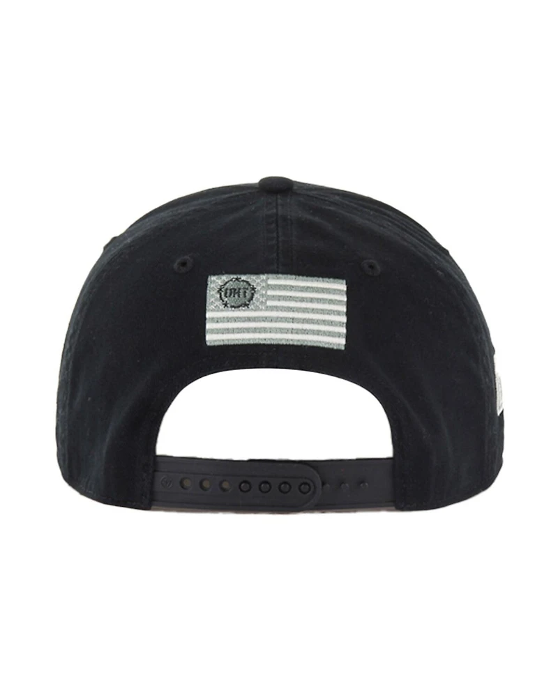 '47 Brand Men's Black Pittsburgh Penguins Oht Military Appreciation Homeland Honor and Defend Hitch Adjustable Hat