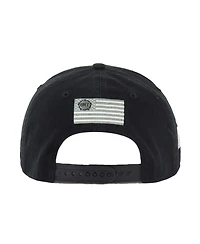 '47 Brand Men's Black Pittsburgh Penguins Oht Military Appreciation Homeland Honor and Defend Hitch Adjustable Hat