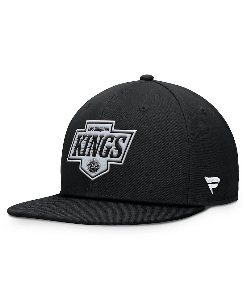 Fanatics Men's Black Los Angeles Kings Primary Logo Snapback Hat