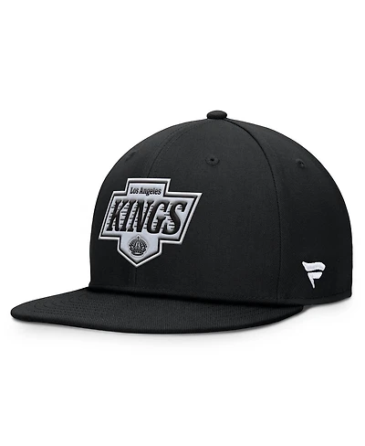 Fanatics Men's Black Los Angeles Kings Primary Logo Snapback Hat