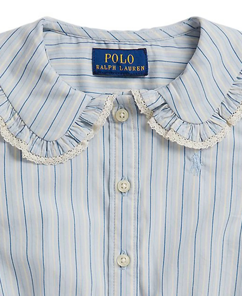Polo Ralph Lauren Girls' 2T-6X Short-Sleeve Shirt Dress