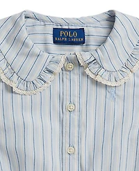 Polo Ralph Lauren Girls' 2T-6X Short-Sleeve Shirt Dress