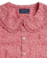 Polo Ralph Lauren Girls' 7-16 Sleeveless Shirt Dress