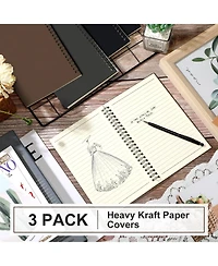 Gnuadz Spiral Notebook Lined Journal A5 Writing Notepad
