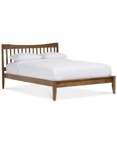Rydell Modern Slatted Platform Beds Quick Ship
