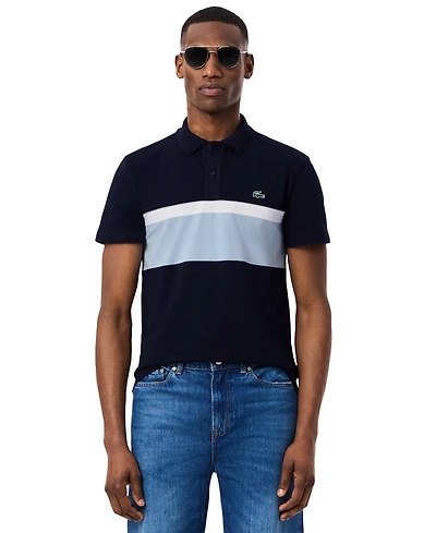 Lacoste Men's Regular-Fit Color Block Polo Shirt
