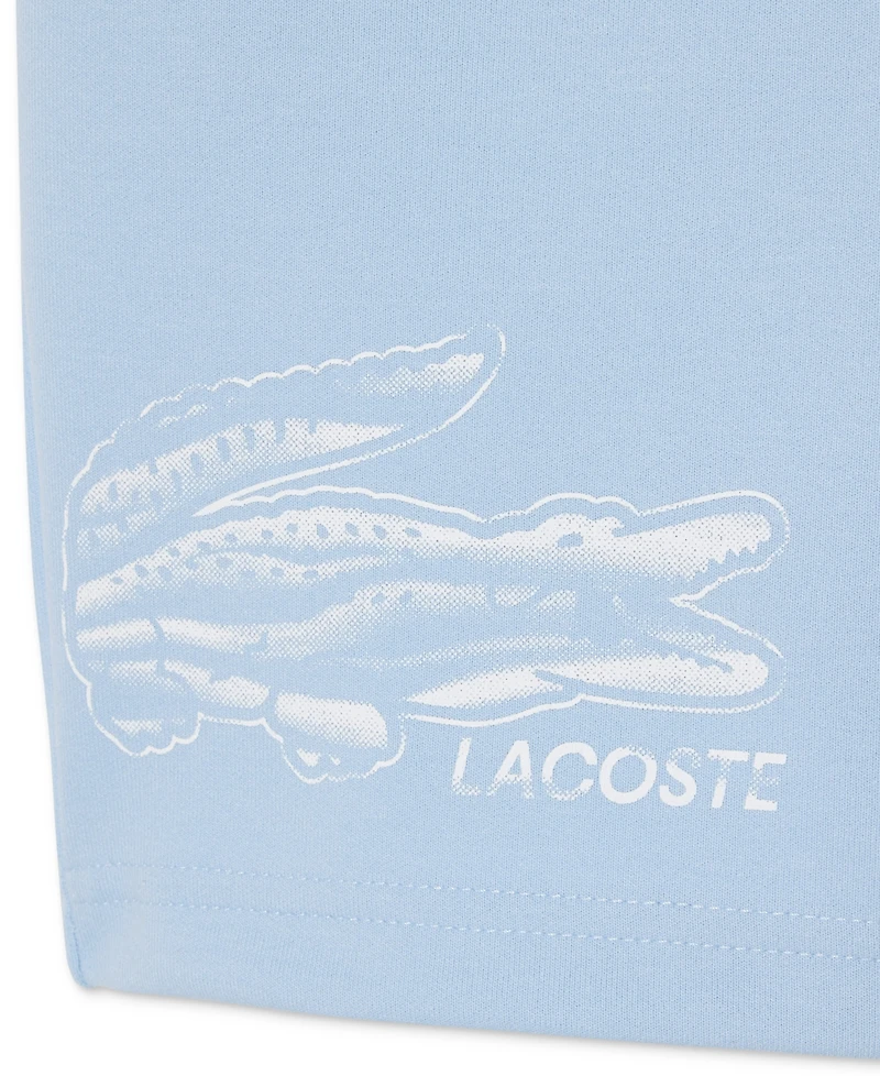 Lacoste Men's Logo Printed Elastic Waistband Shorts
