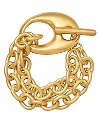 Donna Karan 24k Gold-Plated Mariner Multi-Link Flex Bracelet