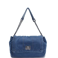 Susu Women's Astra Chain Flap Shoulder Bag, Crossbody Soft Handbag