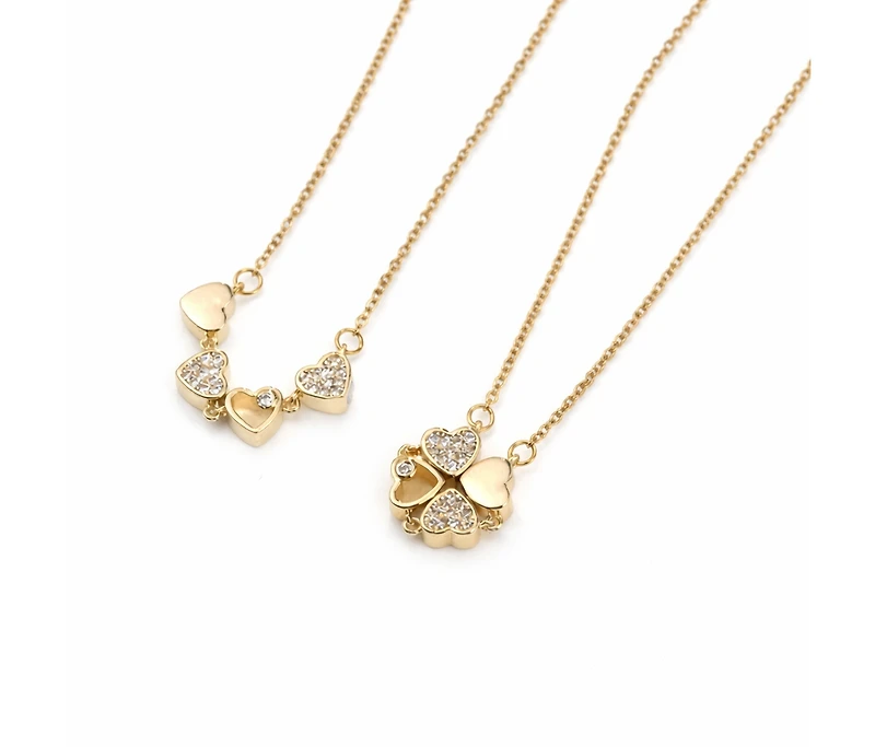 Rebl Jewelry Clover Pendant Necklace