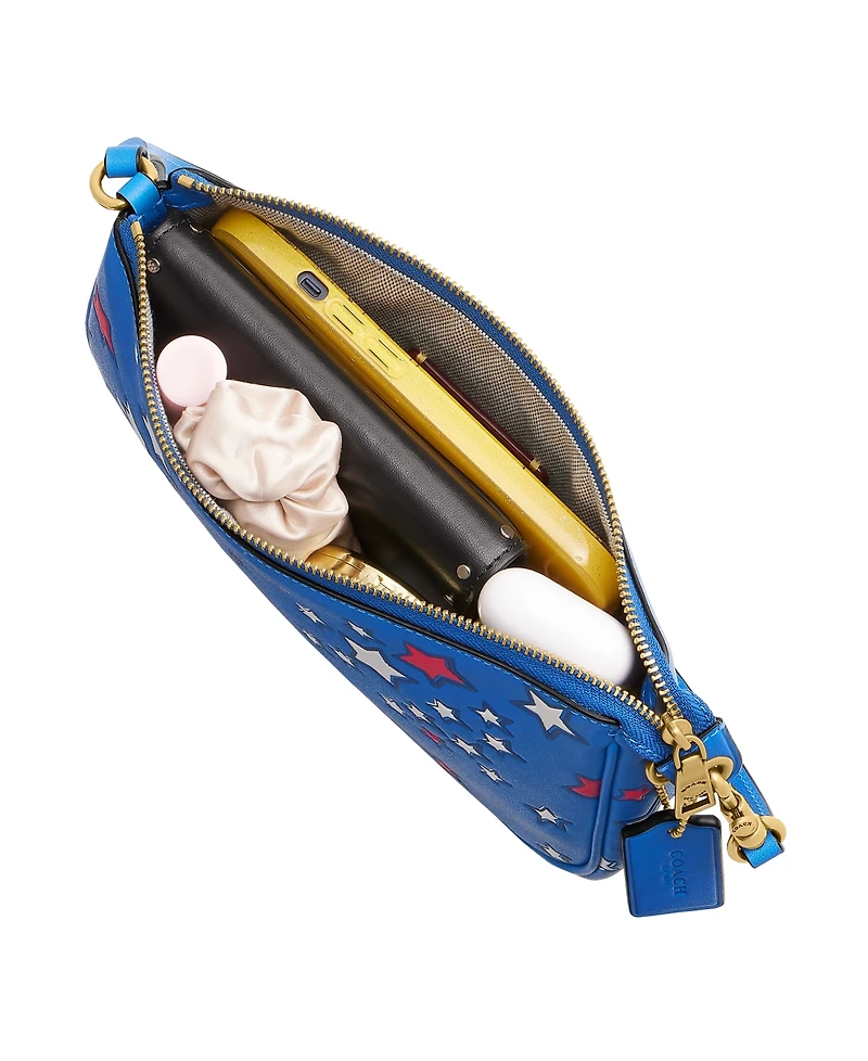 Coach Americana Star Print Plaza Small Shoulder Handbag
