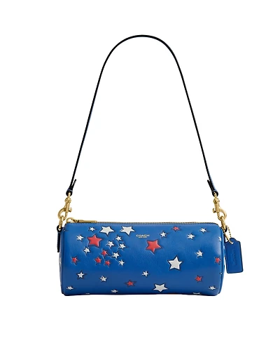 Coach Americana Star Print Small Barrel Shoulder Handbag