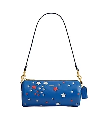 Coach Americana Star Print Small Barrel Shoulder Handbag