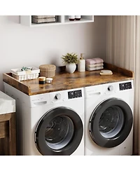 gaomon Washer Dryer Countertop, Laundry Topper with Edge and Non-Slip Pad