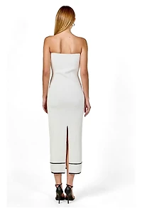 endless rose Women's Strapless Knit Midi Dress