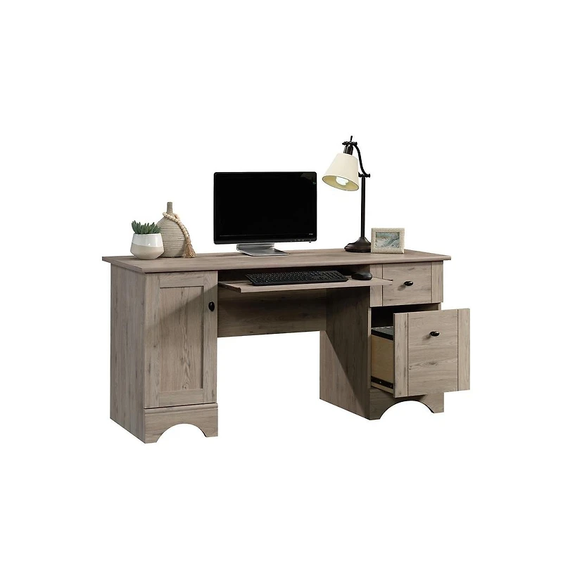 Sauder Miscellaneous Office Computer Desk, Laurel Oak finish