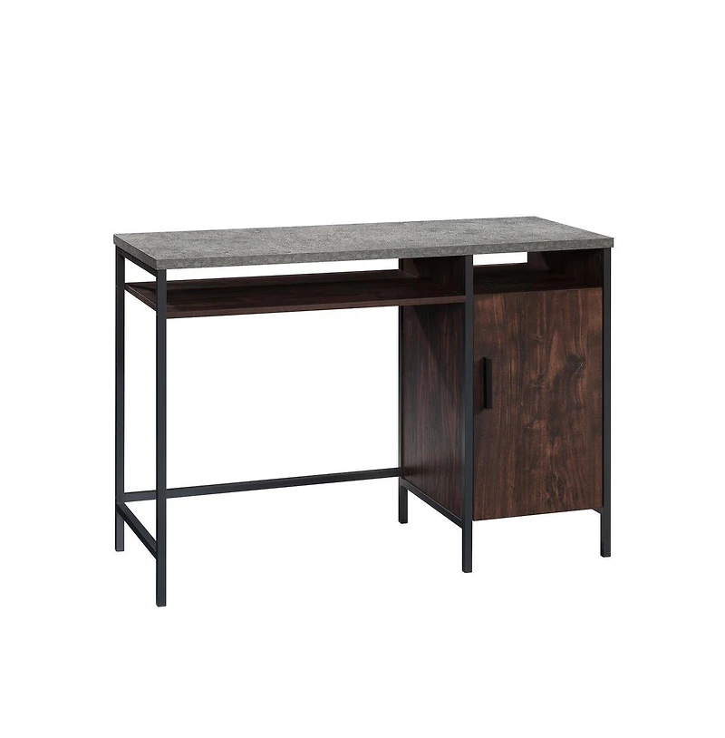 Sauder Market Commons Desk, Rich Walnut finish