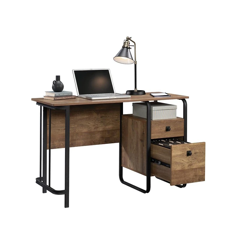 Sauder Station House Desk, Etched Oak finish